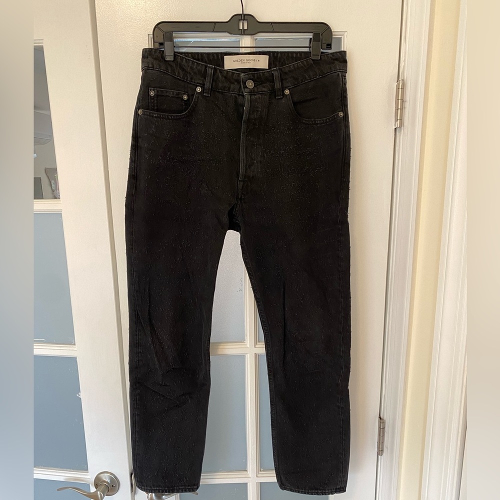 Golden Goose Needlepunch Effect Jeans